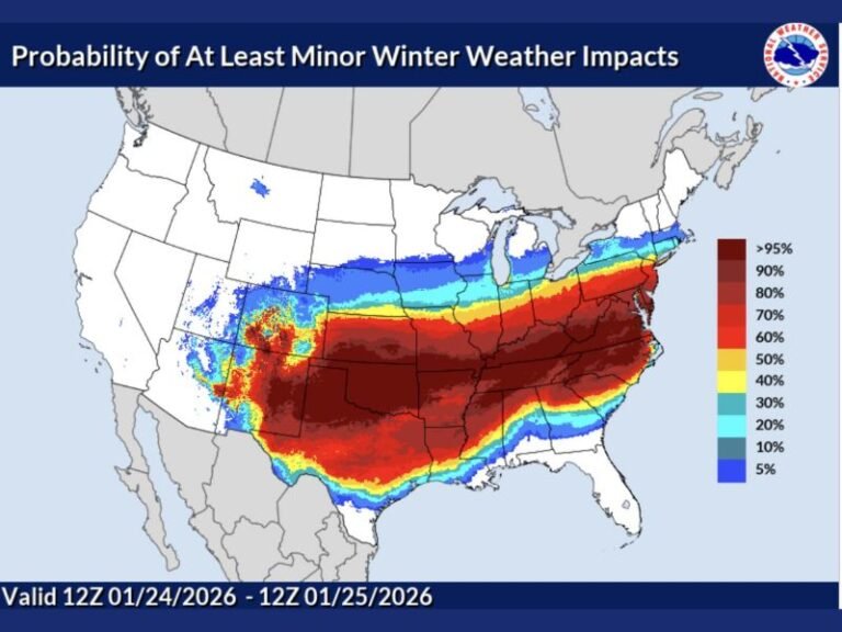 United States Faces One of the Strongest Major Winter Storm Signals in Years as Widespread Impacts Loom From the Southern Plains to the East Coast