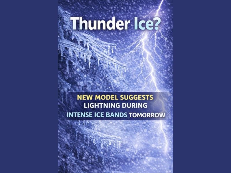 United States Winter Storm Escalates as Rare “Thunder Ice” Signal Points to Dangerous Freezing Rain Event