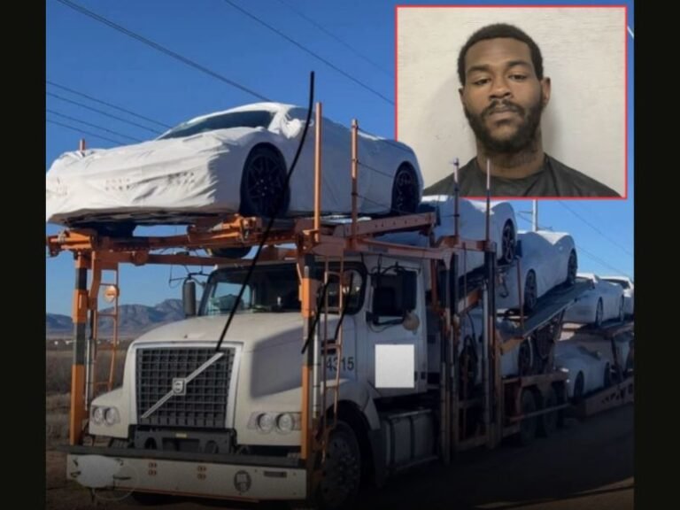 Arizona Man Accused of Stealing Semi Truck Loaded With 10 New Corvettes Worth $1.25 Million After Prison Release, Authorities Say