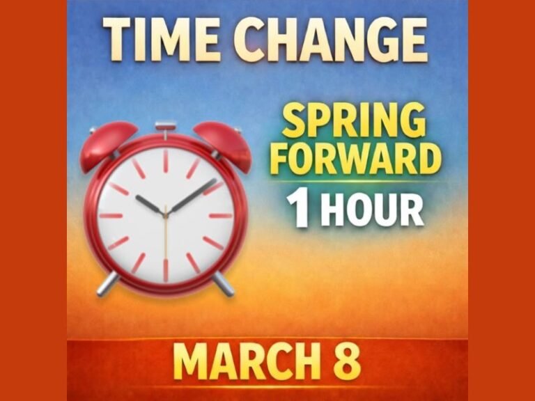 Daylight Saving Time Begins March 8 as Clocks Spring Forward One Hour and Sunsets Move Past 7 PM