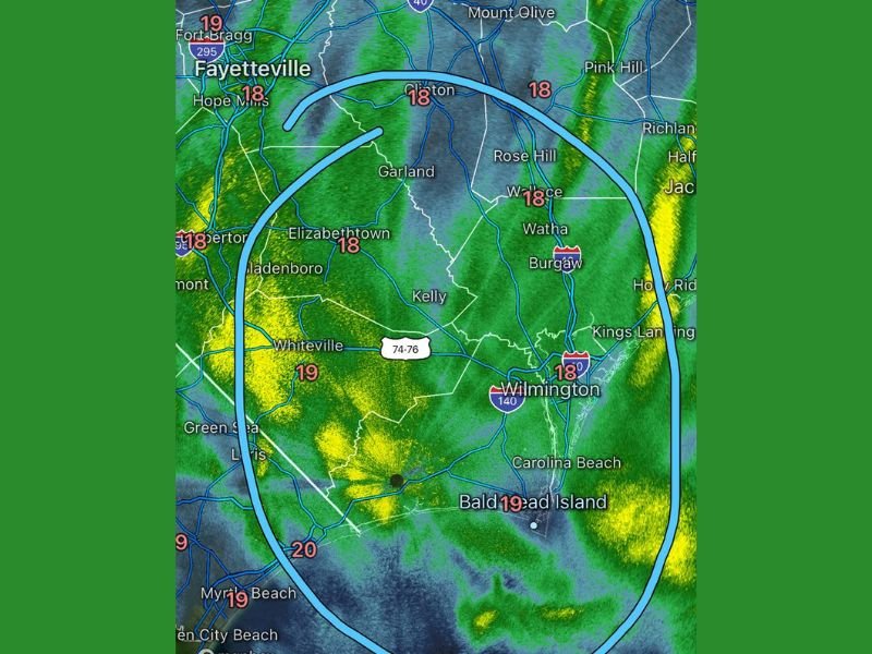 Heavy Snow Breaks Out Late Across Southeast North Carolina as Radar Confirms Intense Bands Over Wilmington and Surrounding Counties