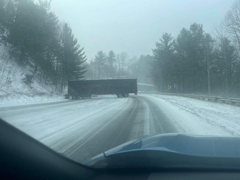 Highway 321 Turns Into Ice Rink Between Boone and Blowing Rock as High Country Snow Creates Dangerous Travel Conditions