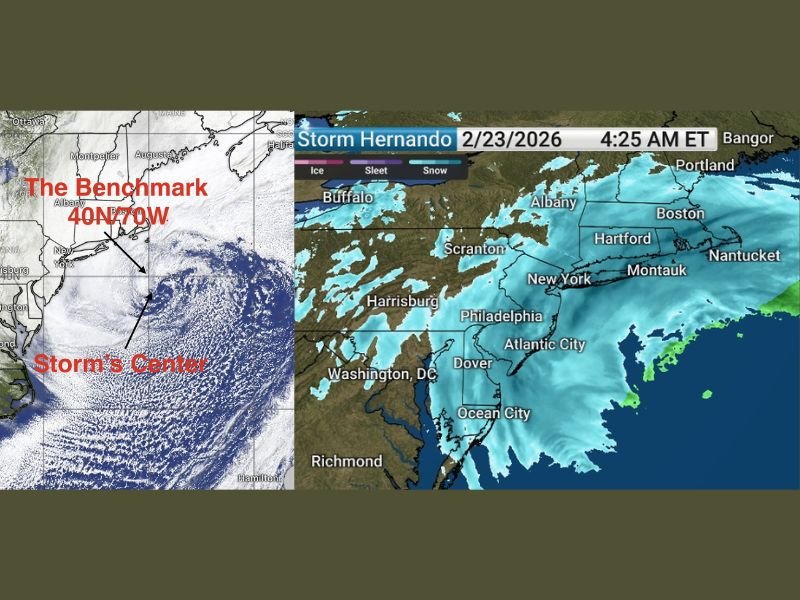 Historic 2026 Nor’easter Slams Rhode Island, Massachusetts, New York and New Jersey with 3-Foot Snowfalls After Bomb Cyclone Tracks Perfectly Along I-95 Benchmark
