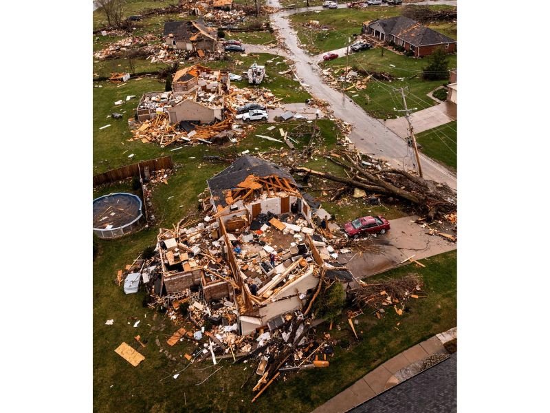 Indiana Tornado Rips Through Bloomington in Monroe County, Leaving Homes Destroyed as Officials Warn Conditions Remain Dangerous