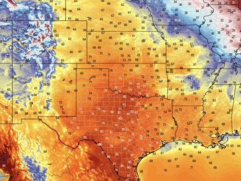 Mardi Gras Heat Surge Sweeps the South After a Chilly Morning, With Some Cities Pushing Near 80