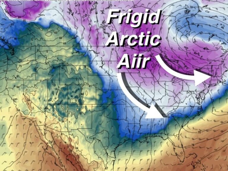 New Forecast Models Signal Possible Arctic Air Push After February 20 as Polar Vortex Disruption Spreads Across Multiple U.S. States