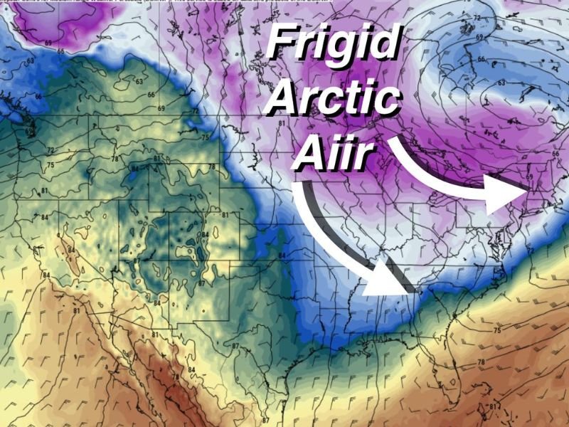 New Forecast Models Signal Possible Arctic Air Push After February 20 as Polar Vortex Disruption Spreads Across Multiple U.S. States