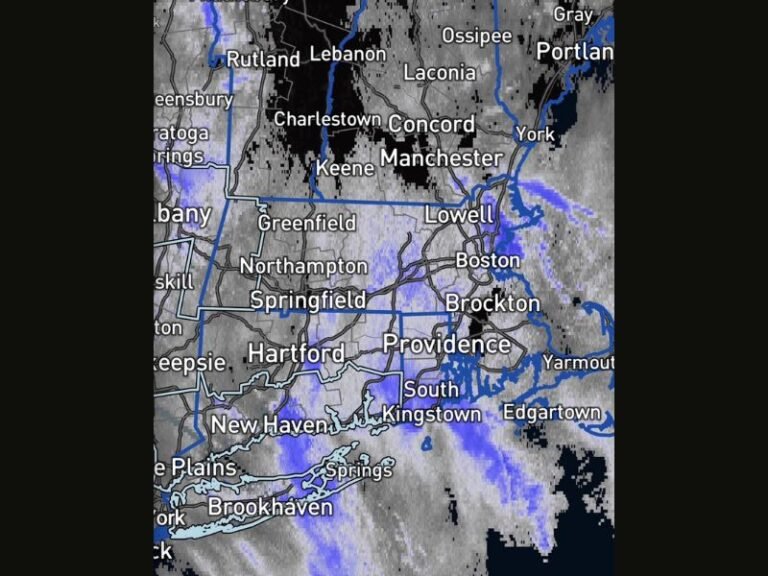 New Hampshire, Massachusetts, Rhode Island, Connecticut and Maine Face Hit-or-Miss Snow Bands as Brief Bursts Push Some Spots Above 1–3 Inches