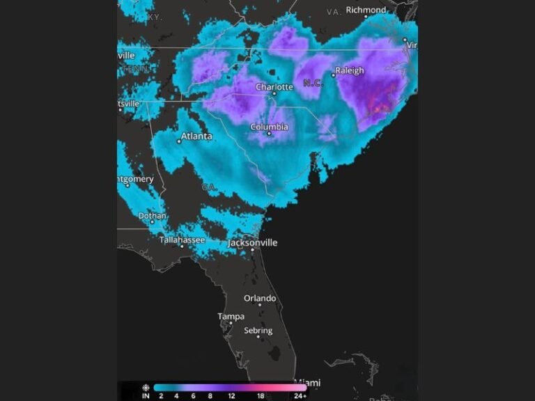 Southeast Winter Storm Delivers Uneven Snowfall From Florida to the Carolinas, With Major Accumulations in North Carolina and Travel Disruptions Across the Region