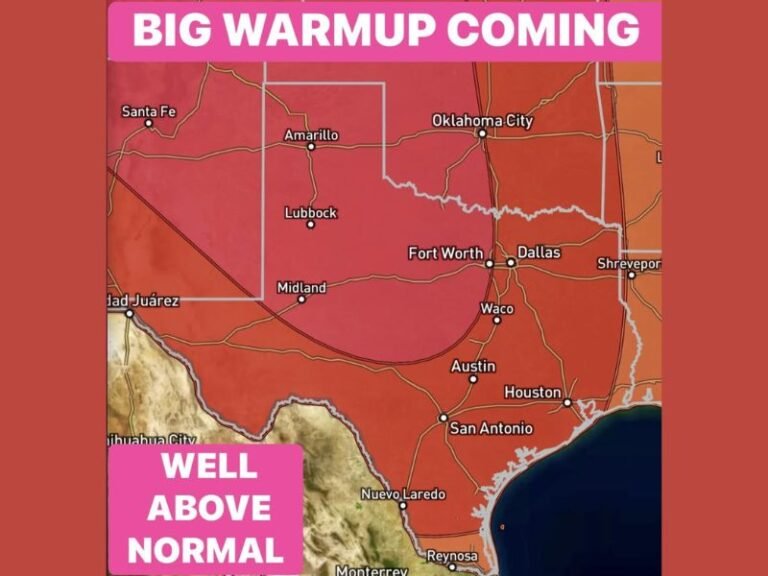 Texas Braces for Major Warmup as Arctic Air Retreats, Sending Temperatures Into the 60s and 70s Before Super Bowl Weekend