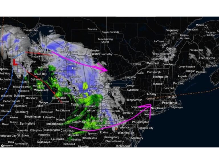 Fast-Moving Clipper Storm Could Bring Elevation-Dependent Snow Across New England While Southern Areas See Rain and Mix