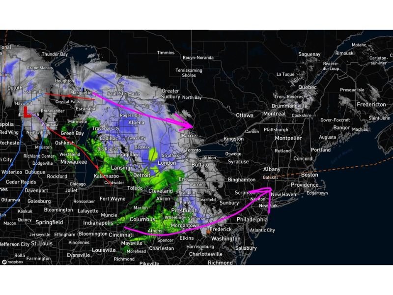 Fast-Moving Clipper Storm Could Bring Elevation-Dependent Snow Across New England While Southern Areas See Rain and Mix