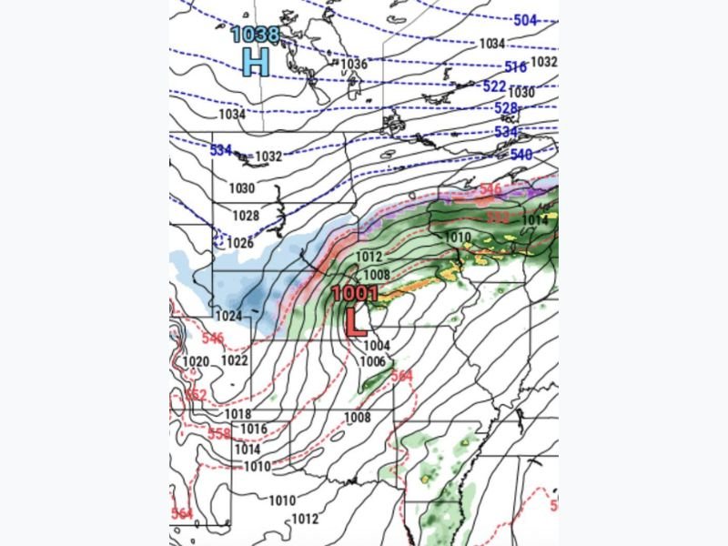 Nebraska, Kansas, Missouri, Illinois, Indiana, Ohio Could See Multi-State Storm System April 2 With Snow West, Ice Transition, and Severe Storms East