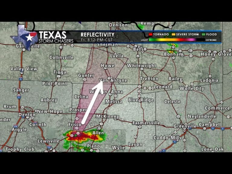 North Texas Storm Alert: Rapidly Developing Thunderstorm Over Plano Moves Toward Frisco, Prosper and Weston With Hail Threat Increasing
