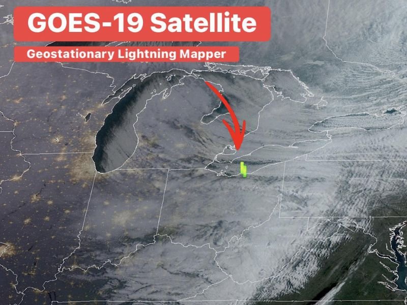 Ohio, Pennsylvania and Michigan Rocked by Massive Boom as Suspected Meteor Explosion Detected Over Northern Ohio by GOES-19 Satellite