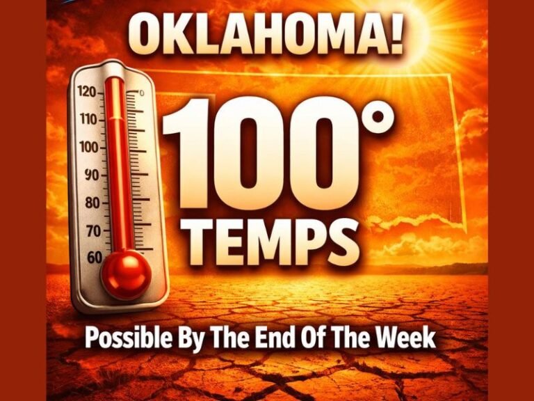 Oklahoma Weather Whiplash as Freeze Hits Monday Morning Before 90s and Possible 100° Heat Surge Across Western Oklahoma