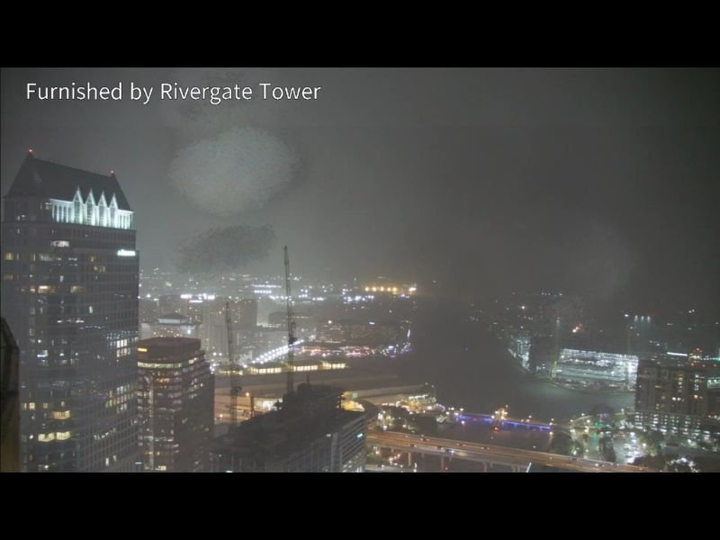 Sudden Nighttime Storms Drench Downtown Tampa and St. Petersburg as Sea Breeze Triggers Unusual Summer-Like Weather Pattern