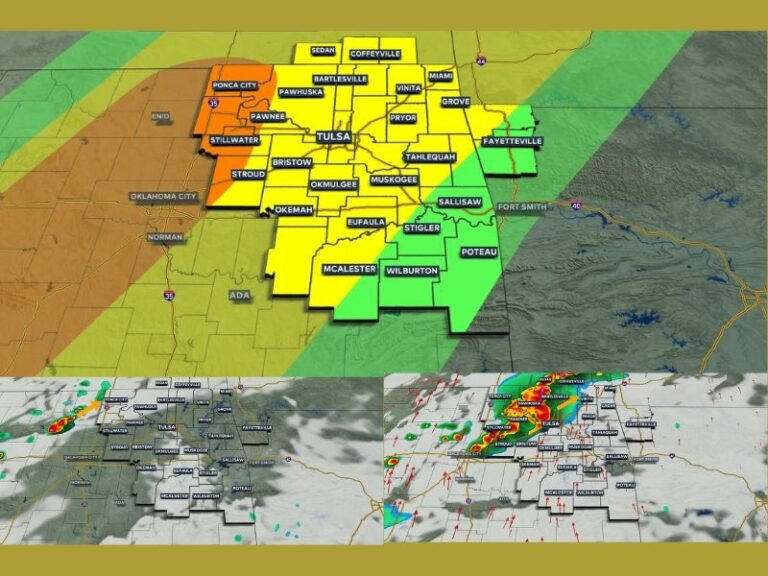 All Severe Weather Modes Threaten Tulsa, Stillwater, and Northeast Oklahoma This Afternoon — Large Hail, Tornadoes, and 7–10 PM Peak Danger
