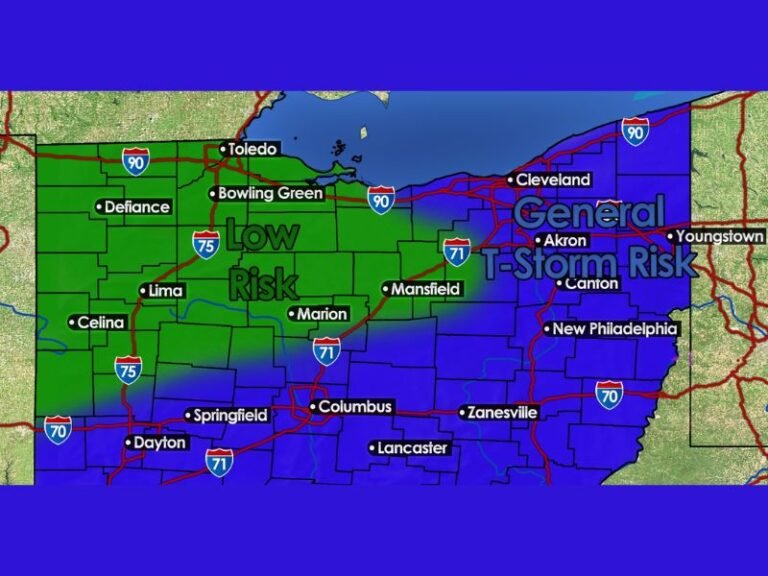 Don't Let the Calm Morning Fool You: Northwest Ohio Faces Low Risk of Severe Storms After 8 PM With Damaging Winds, Hail, and a Non-Zero Tornado Threat
