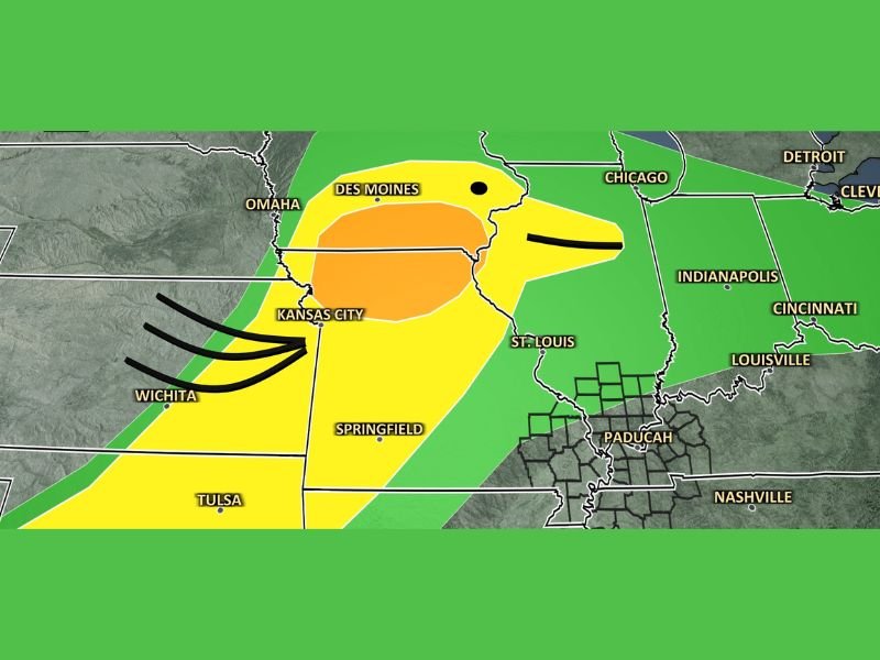 Friday: Severe Storm Risk Expands Across Kansas City, Des Moines, St. Louis and Chicago With Slight to Enhanced Zones Developing