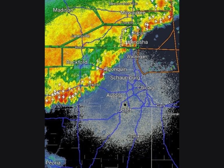 Rockford, Milwaukee, and Chicago Area Storm Line Weakening Wednesday Night but Strong Wind Gusts Still Expected Ahead of Arriving System