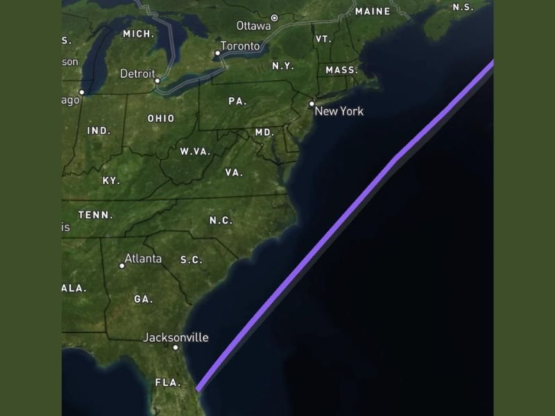 SpaceX Rocket Launch at 5:33 AM Could Paint a Brilliant Exhaust Plume Across the Sky Visible From New York, Philadelphia, Detroit, and Atlanta This Morning