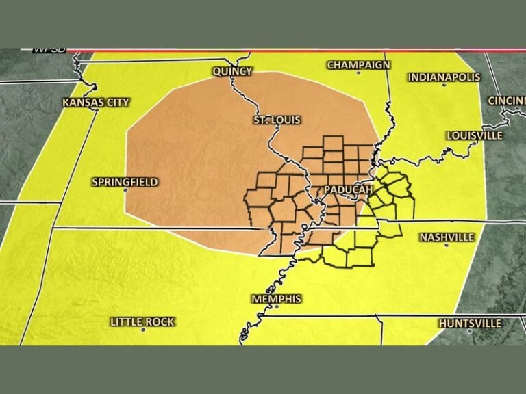 Tornadoes, Wind, and Hail Threatening St. Louis, Paducah, and Southern Illinois Monday as SPC Upgrades Region to Level 3 Enhanced Risk With Season's Strongest Instability Expected