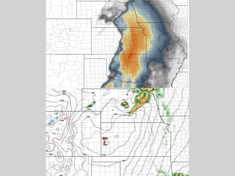 Very Unstable Air and Surface Low Pressure Locking Onto Northeast Nebraska Thursday 7 PM Setting Stage for Significant Storm Development