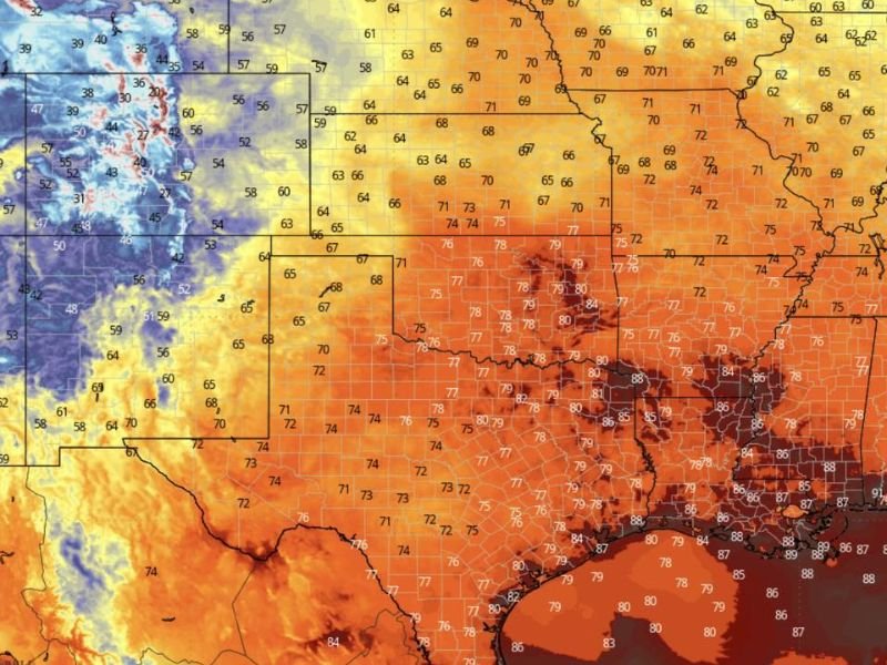 Dangerous Heat and Oppressive Humidity Smothering the South With Feels-Like Temperatures Near 93 Degrees Before Noon Sunday