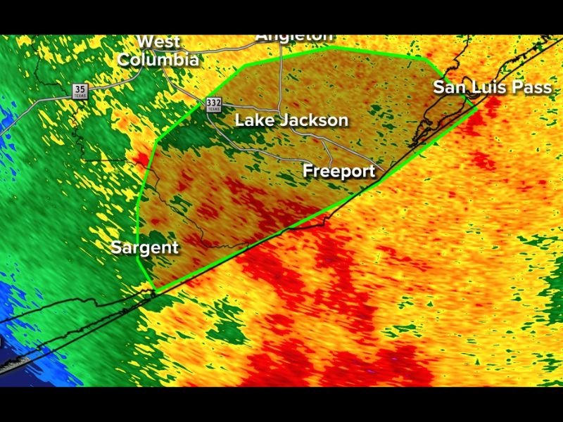 Flash Flood Warning Issued for Brazoria and Matagorda Counties Including Lake Jackson Freeport and Angleton Until Wednesday May 20