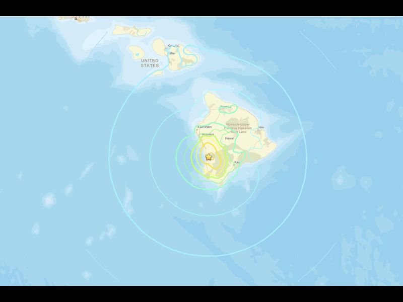 Magnitude 6.0 Earthquake Strikes Hawaii at 14 Miles Deep With No Tsunami Generated According to Tsunami Warning Center Saturday May 23