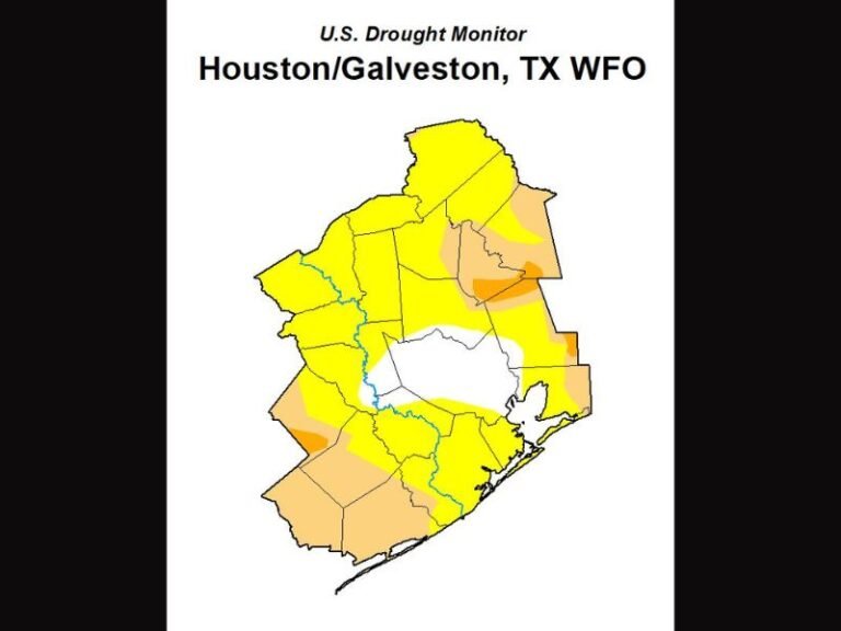 Recent Rainfall Virtually Eliminates Drought Across the Houston and Galveston Region for the First Time Since September With D2 to D4 Conditions Dropping Dramatically