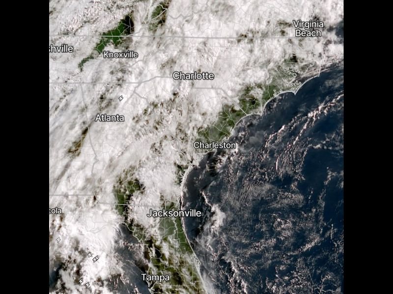 Stronger Storms With Gusty Winds Possible Across the Southeast Including Atlanta, Charlotte, Jacksonville, and Tampa as Warmer 80s Fuel Stronger Individual Cells Wednesday