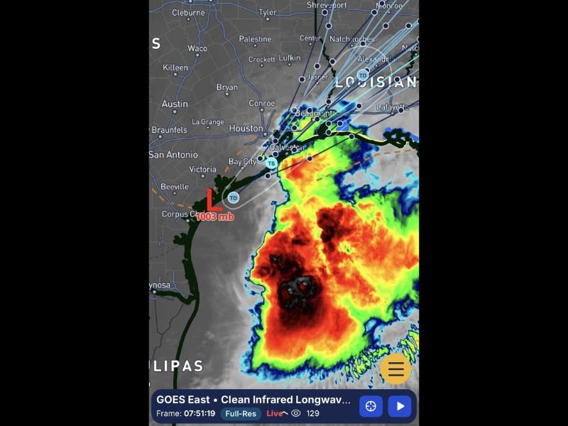 Potential Tropical Cyclone One Eyes Galveston and the Texas Coast With Life-Threatening Flash Flooding, 5 to 20 Inches of Rain, and Storm Surge Threat Through Friday